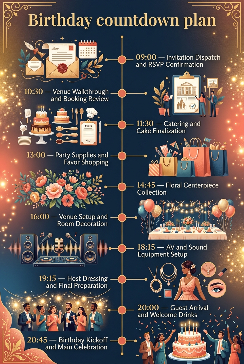 Birthday Countdown Plan Template (Free Schedule & Guide) — visual timeline