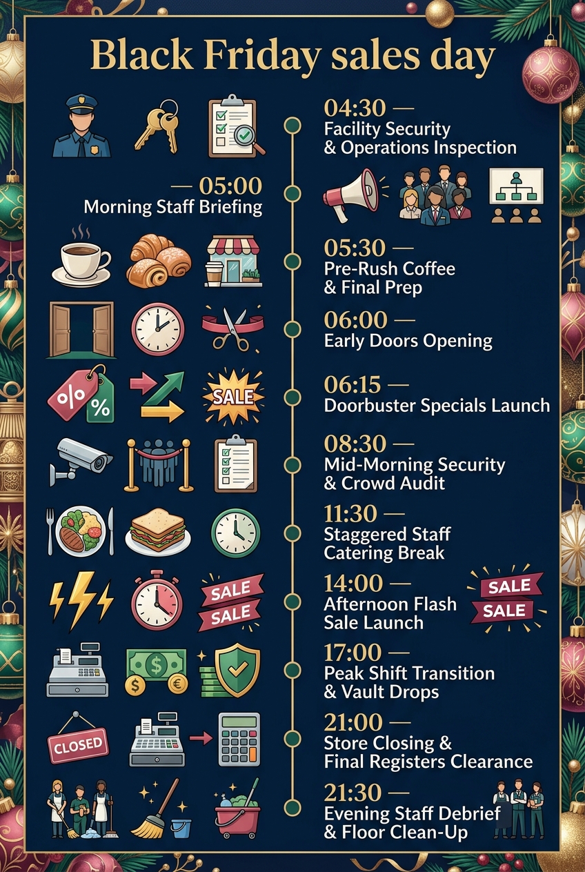 Black Friday Sales Day Timeline Template (Free Guide) — visual timeline