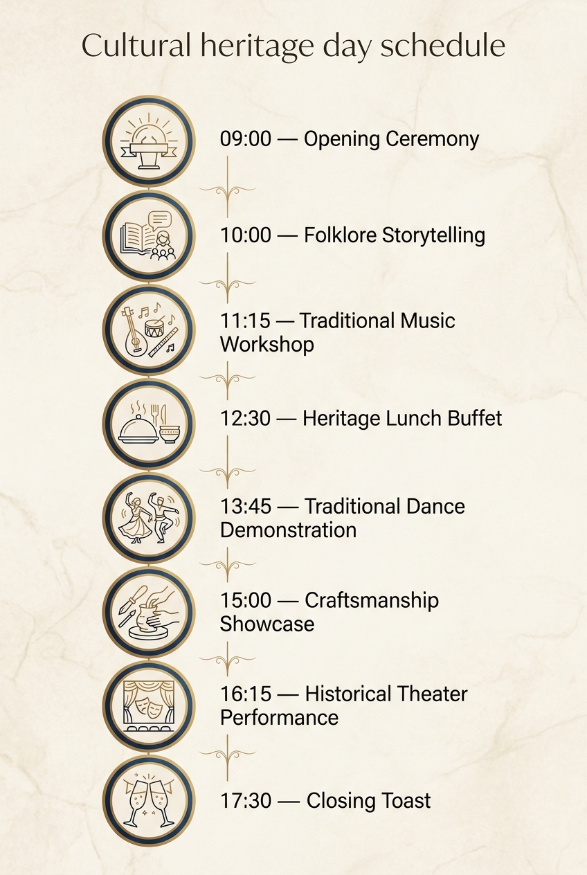 Cultural Heritage Day Schedule: A Proven Planner's Guide — visual timeline