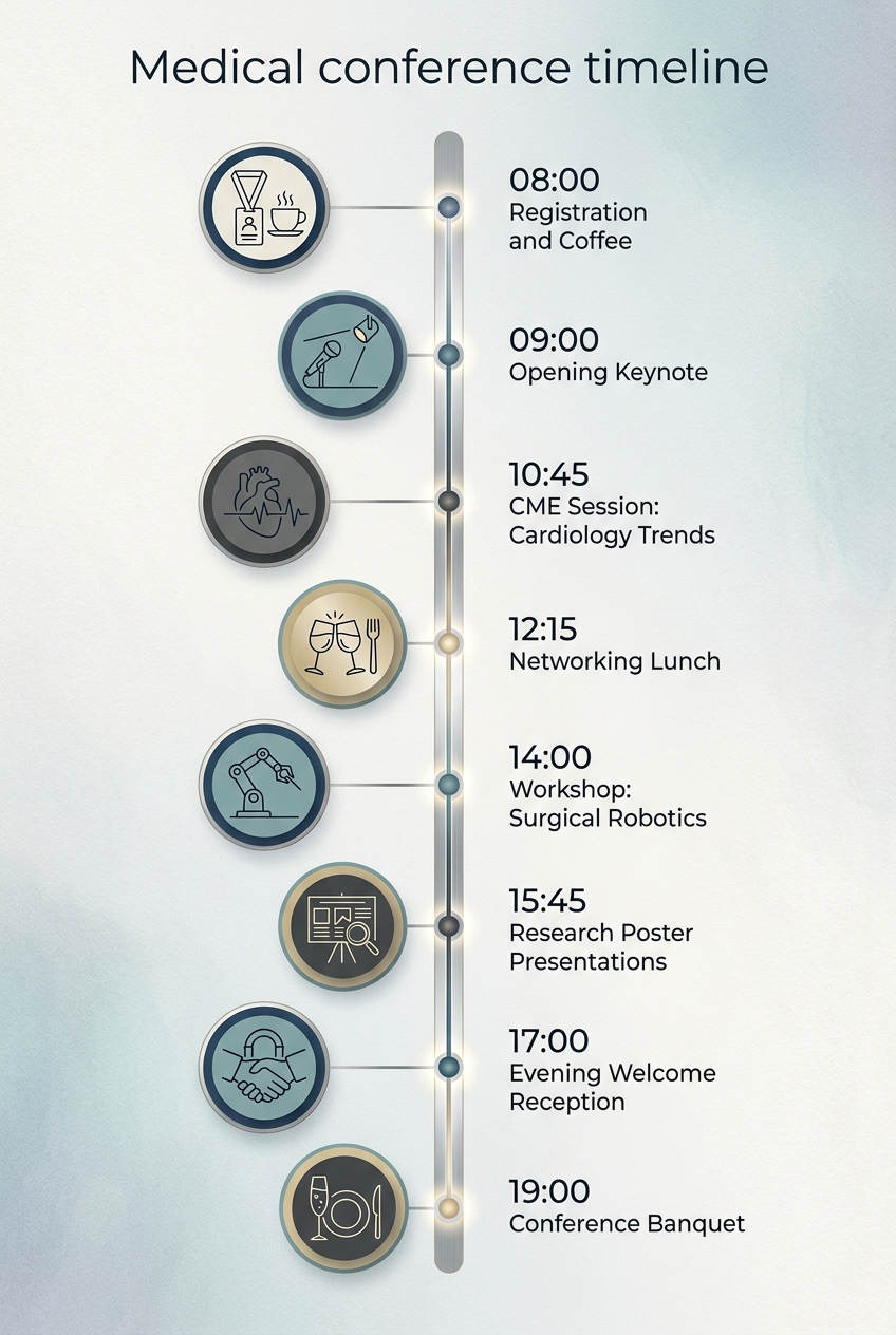 Medical conference timeline: A Proven Schedule for Success — visual timeline